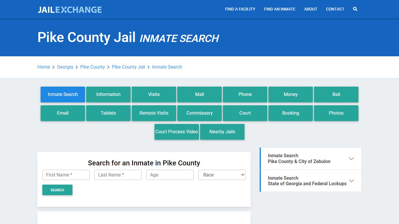 Pike County Jail, GA Inmate Search: Roster & Mugshots